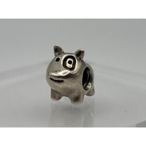 PANDORA Spot the Dog Bead Charm #790258 Puppy Sterling Silver Retired Authentic